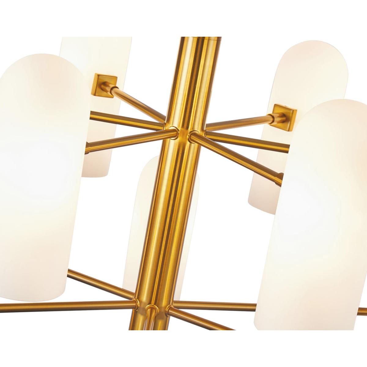 Liang & Eimil Pawson Chandelier - Brass & White Glass – image 6