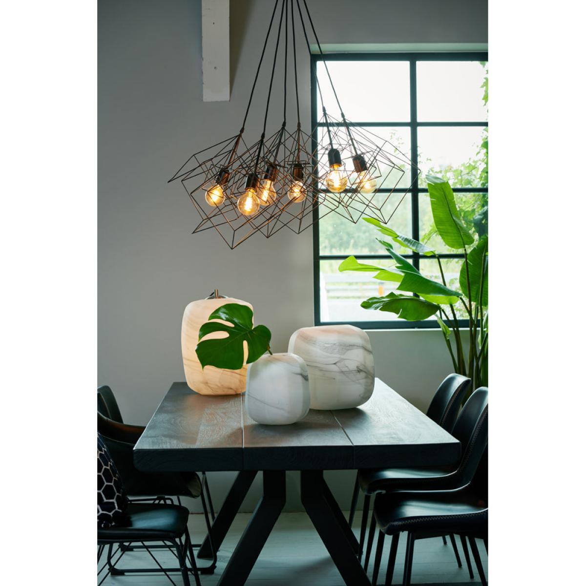 Light & Living Kubinka 6 Lamp Pendant Matt Black – image 3