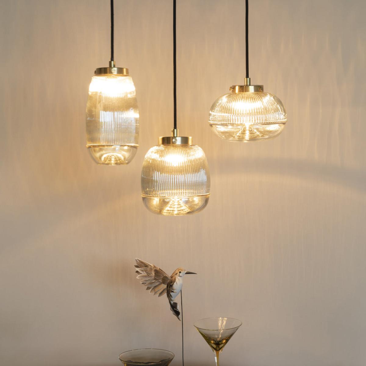 Olivia's Nordic Living Collection - Reiner Round Pendant Lamp in Gold – image 3