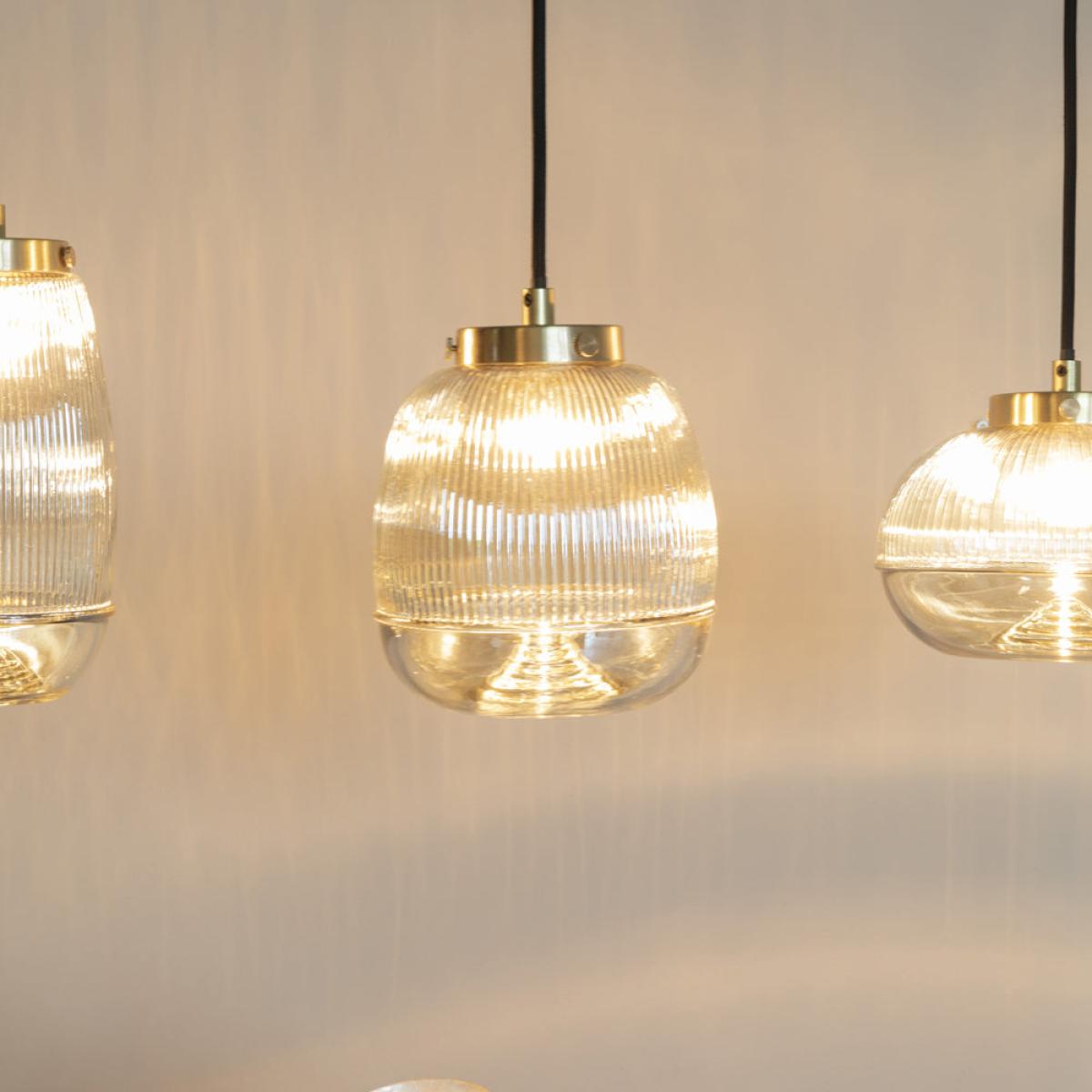 Olivia's Nordic Living Collection - Reiner Round Pendant Lamp in Gold – image 4