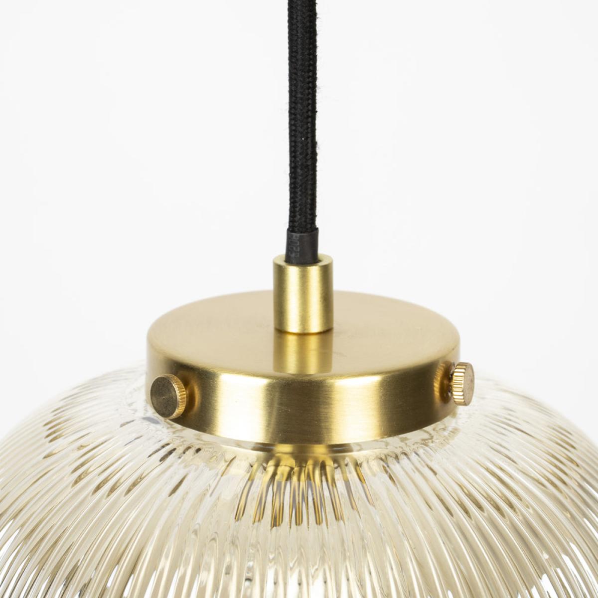 Olivia's Nordic Living Collection - Reiner Round Pendant Lamp in Gold – image 6
