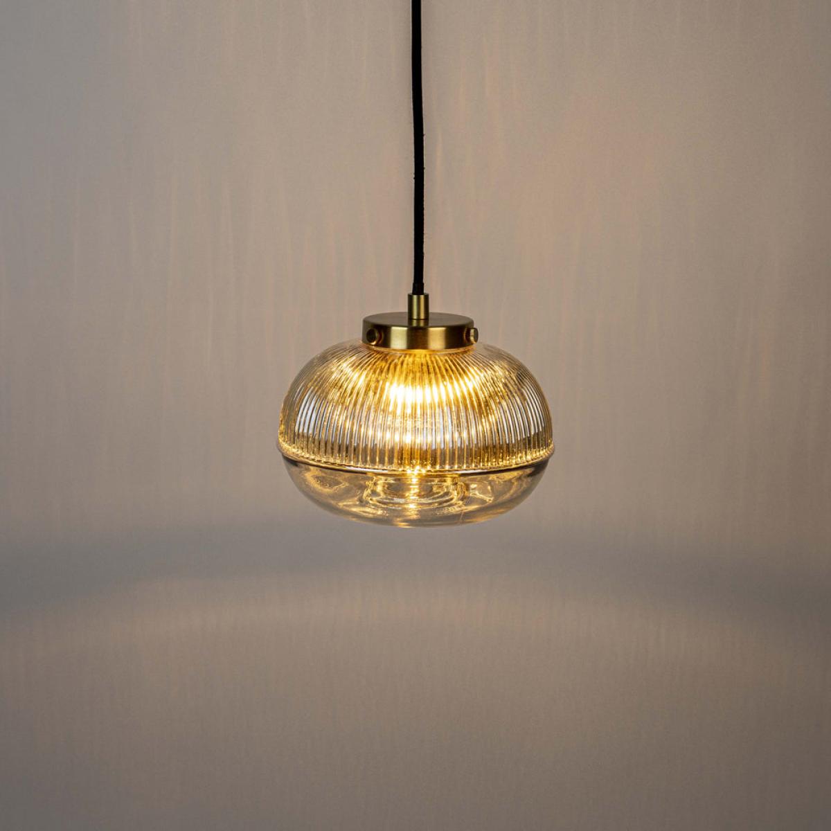 Olivia's Nordic Living Collection - Reiner Round Pendant Lamp in Gold – image 1