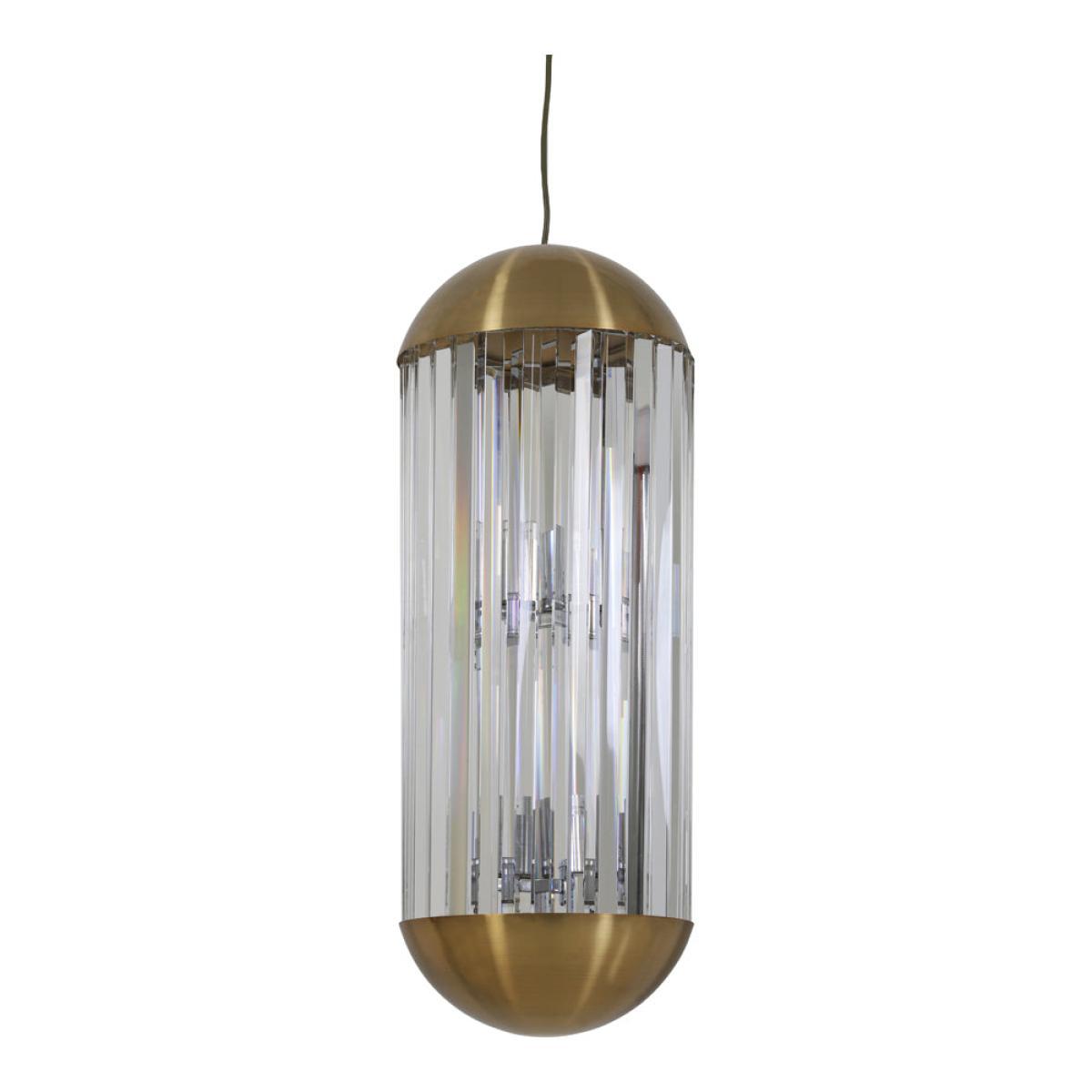 Light & Living Grayson Pendant Bronze And Clear / Large – image 7
