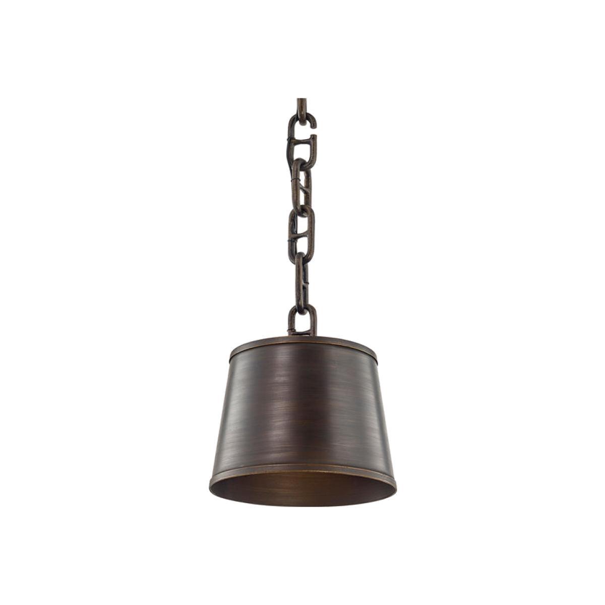 Hudson Valley Lighting Admirals Row Hand-Worked Iron 1lt Pendant