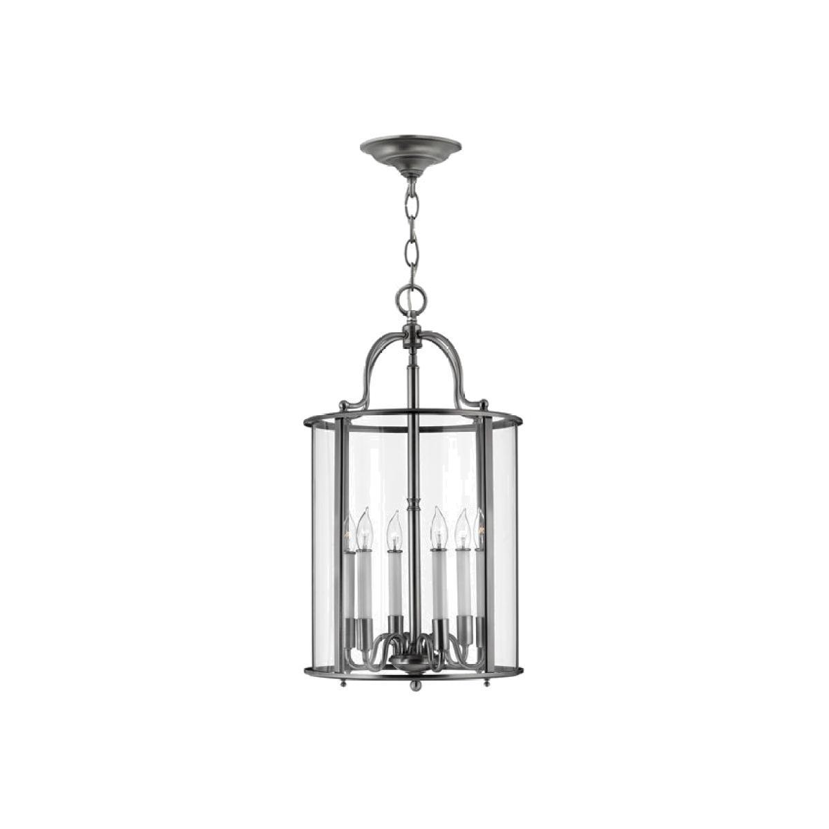 Elstead Gentry 6 Light Pendant Pewter – image 1