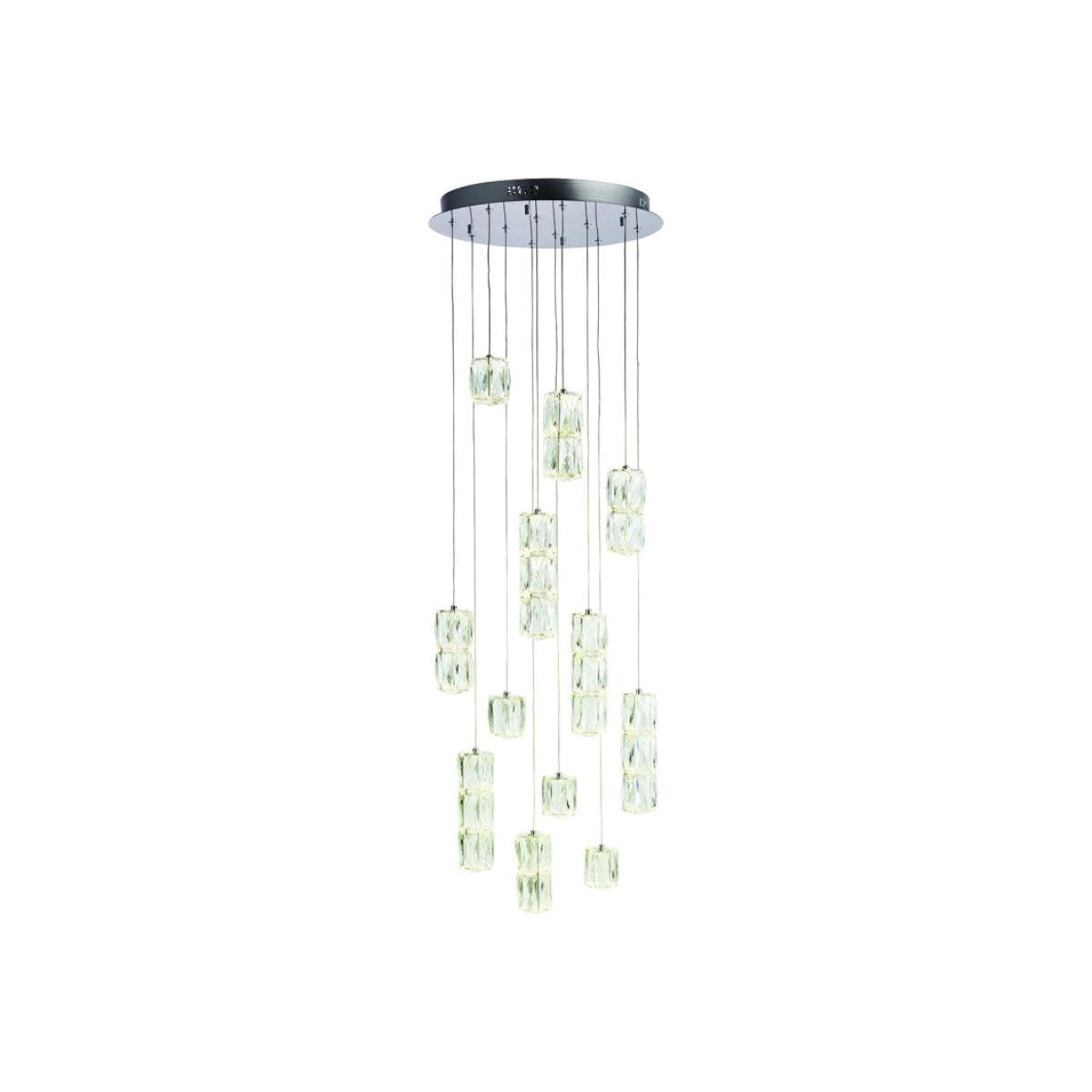 Gallery Direct Prisma Cluster Pendant Light / Chrome / 30 – image 1