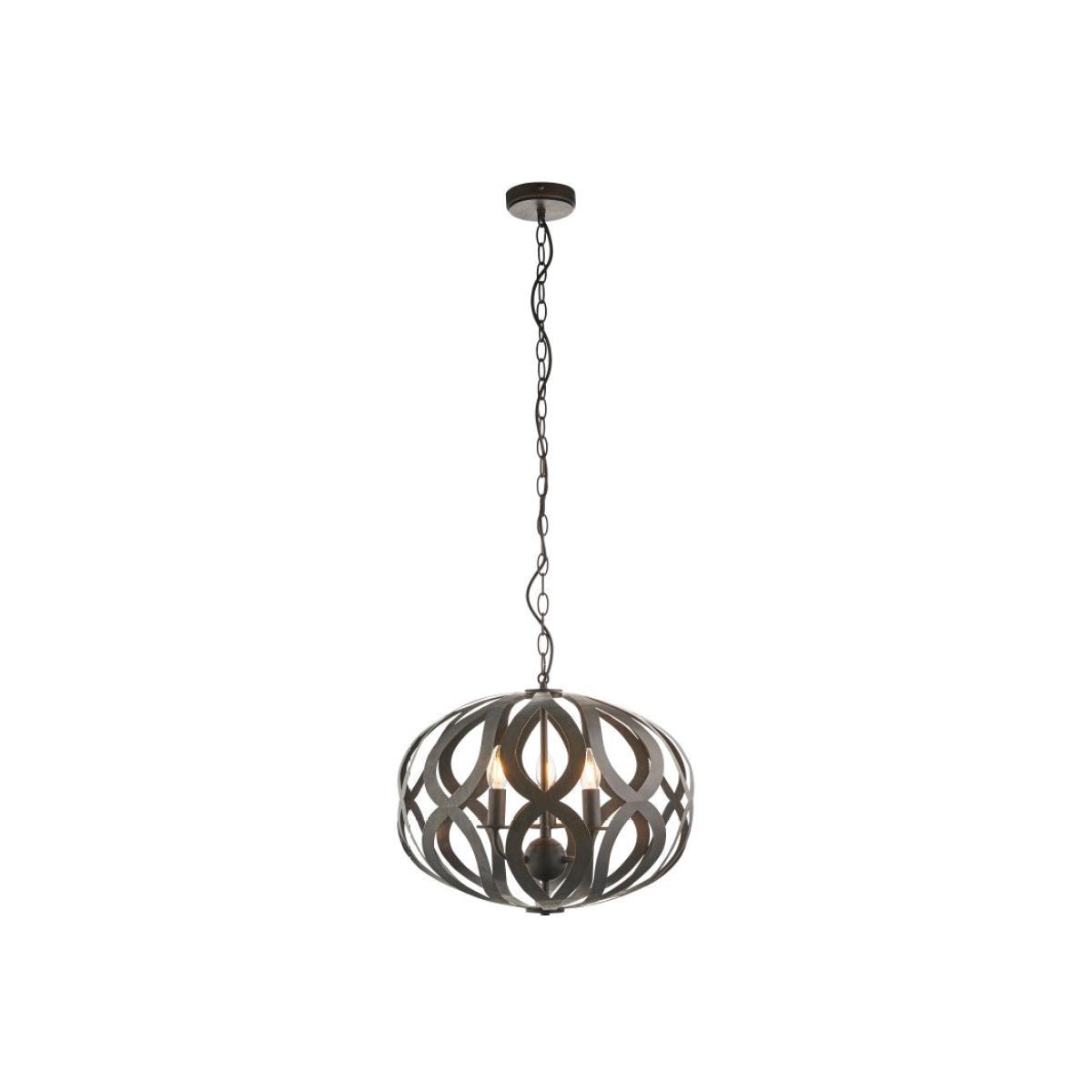 Gallery Direct Sirolo Pendant Light / Grey / 5 – image 1