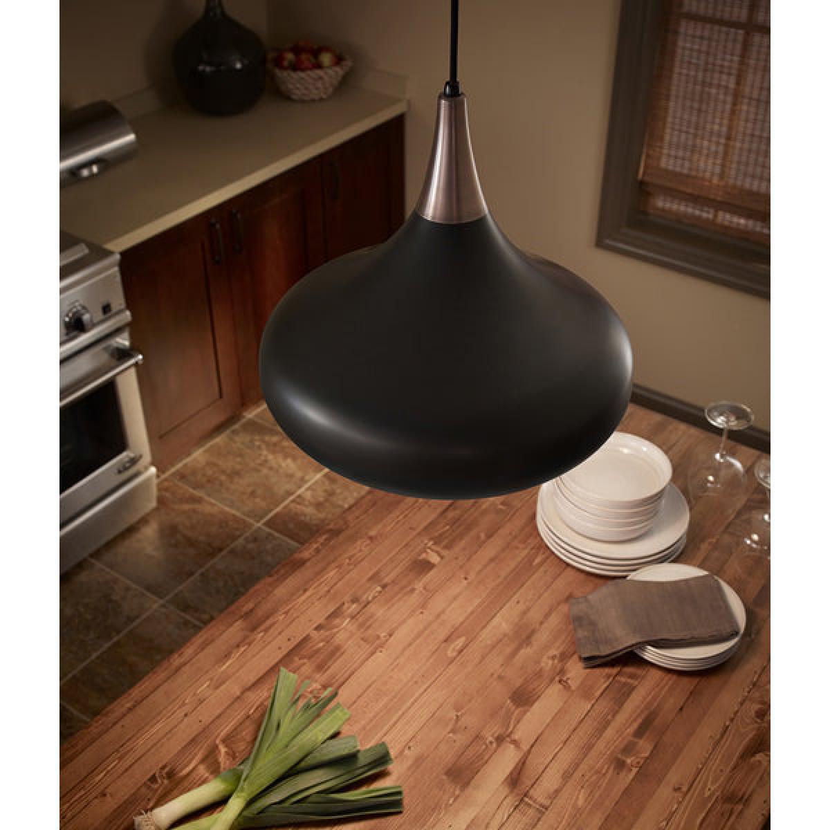 Elstead Beso 1 Light Pendant Dark Bronze / Large – image 5