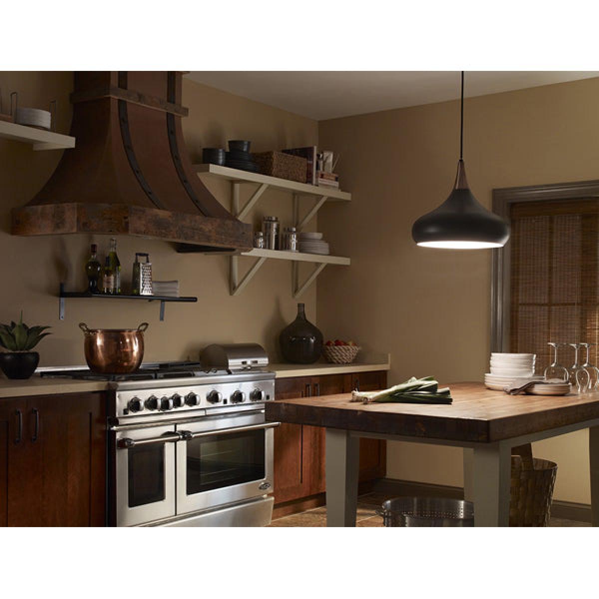 Elstead Beso 1 Light Pendant Dark Bronze / Large – image 6