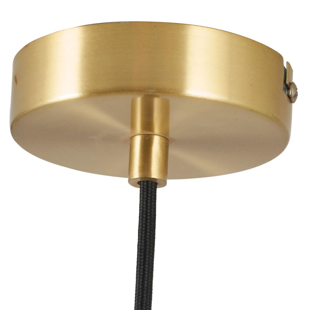 Olivia's Sydney 6 Orb and Metal Pendant in White and Gold – image 3