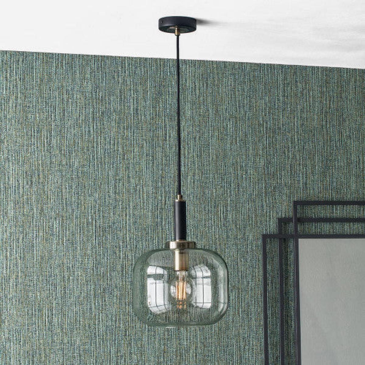 Olivia's Arna Black Metal & Glass Pendant – image 5