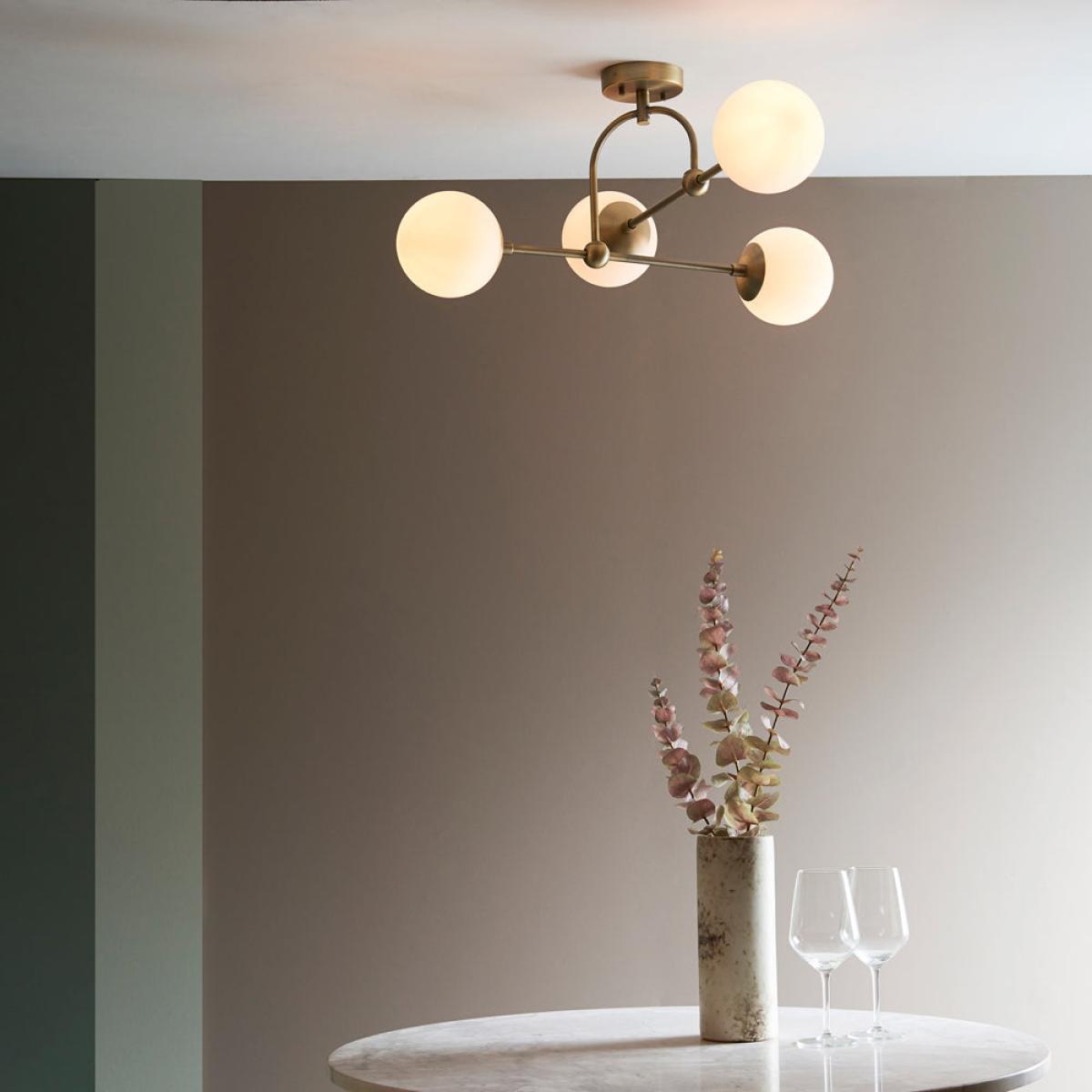 Olivia's Bella 4 Ceiling light in Gold – image 3