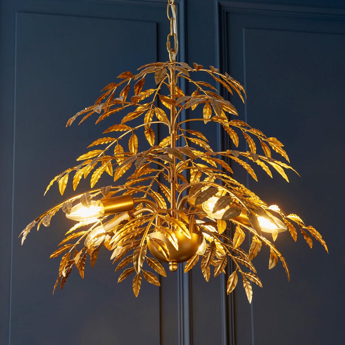 Olivia's Layla Pendant Light in Gold – image 3