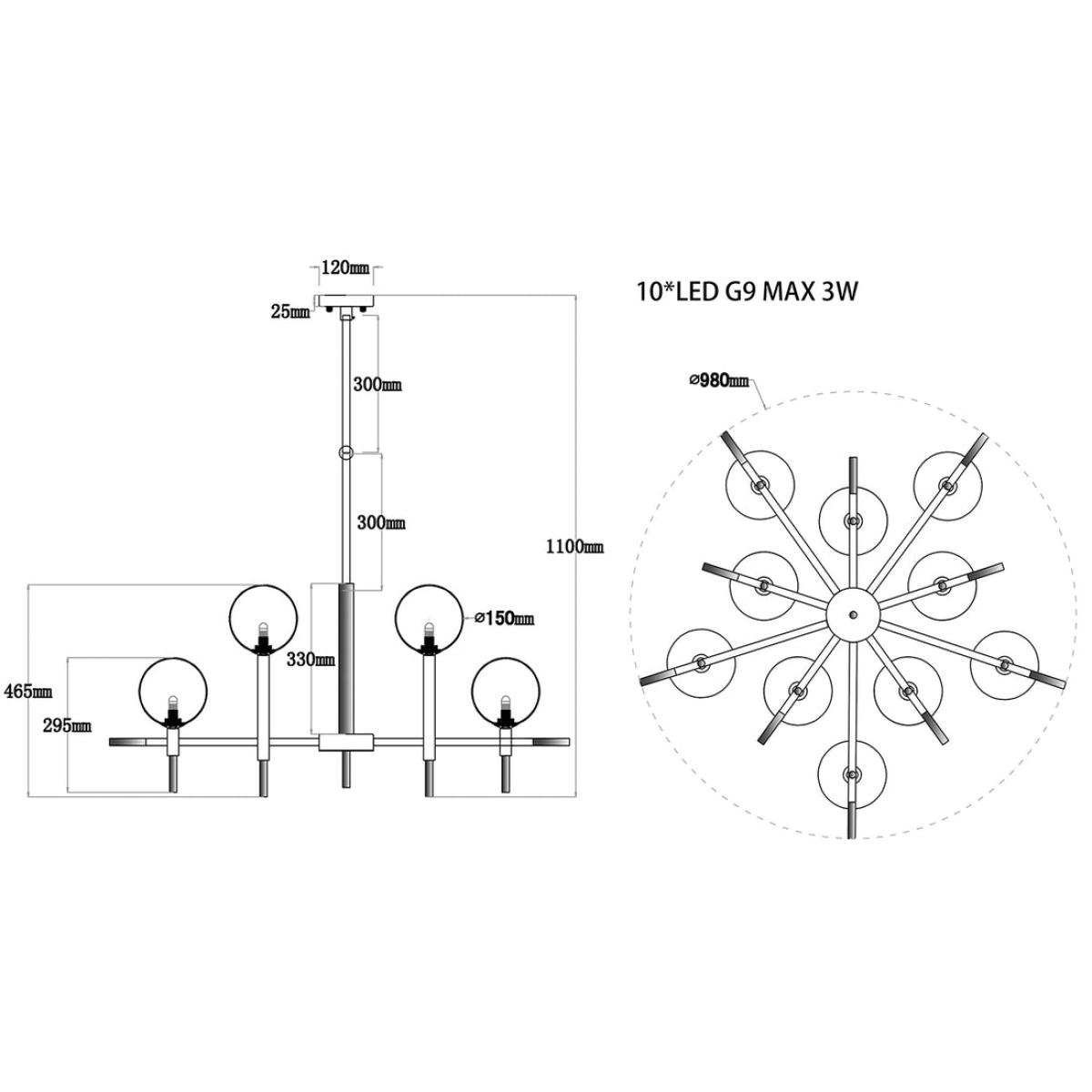 Liang & Eimil Boca Ceiling Lamp – image 4
