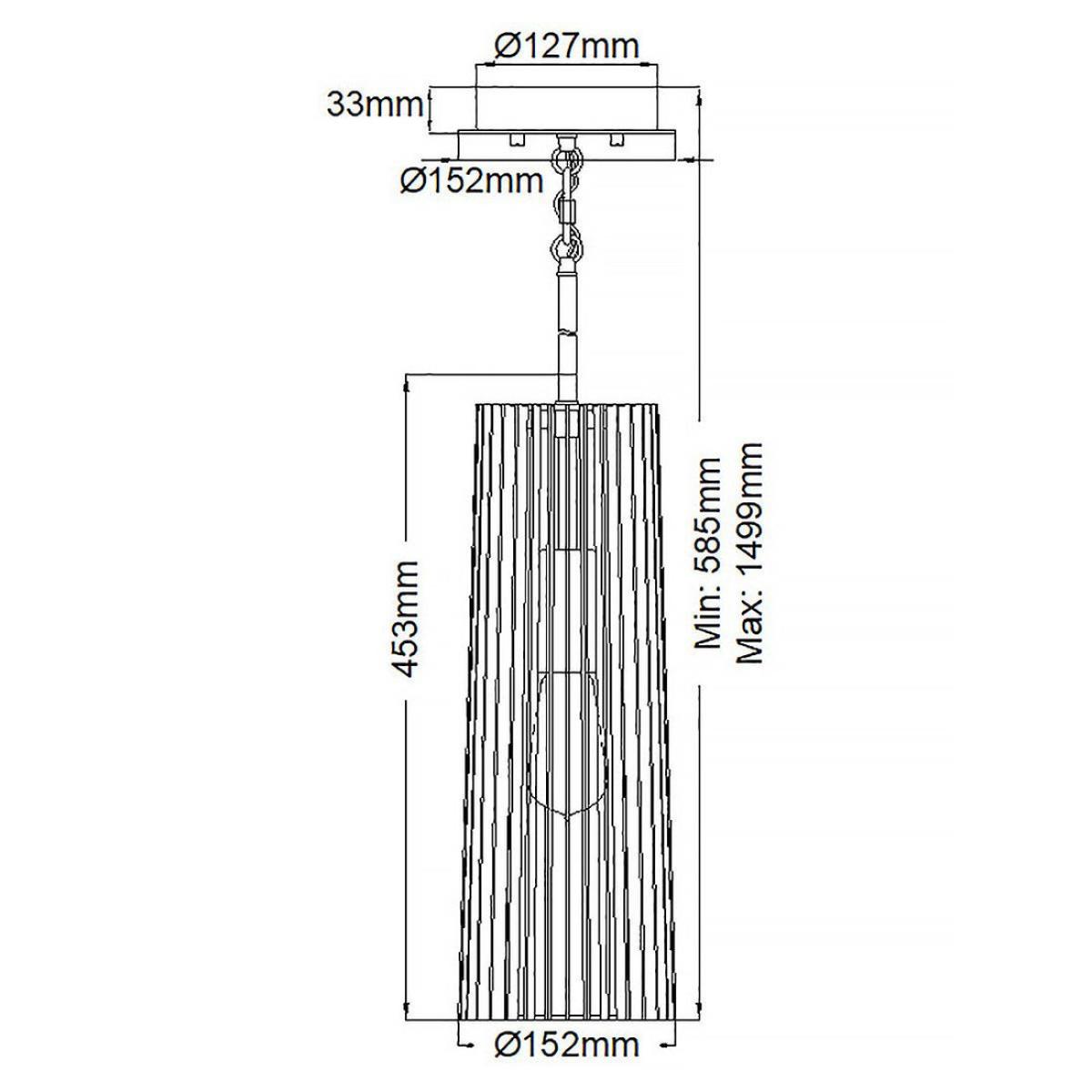 Quintiesse Linara 1 Light Pendant – image 5
