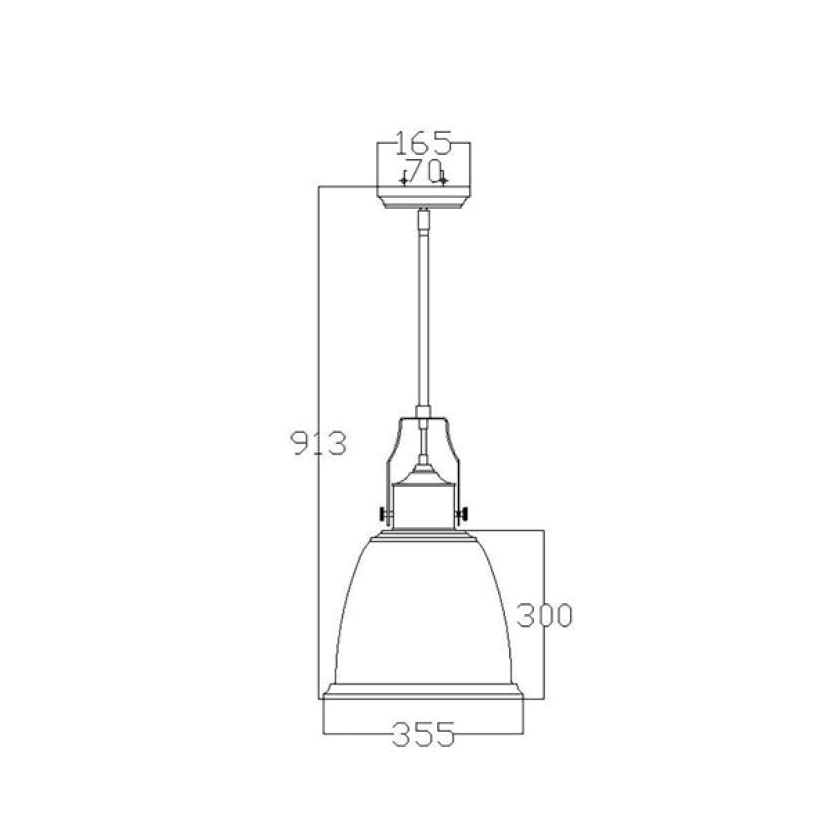 Elstead Hobson 1 Light Pendant Aged Brass / Medium – image 7