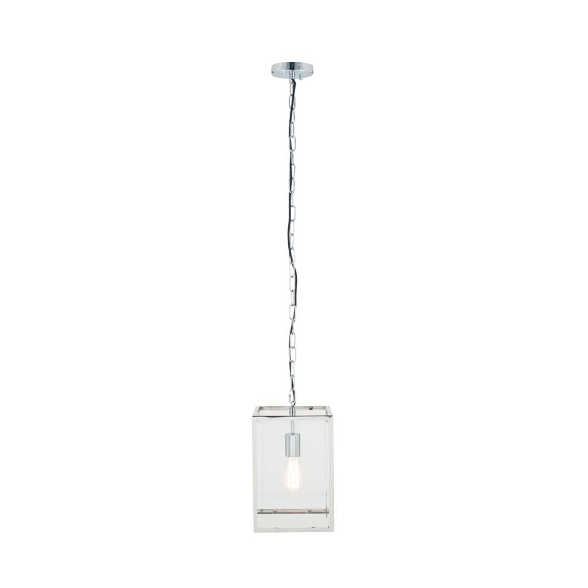 Olivia's Lyle Metal and Glass Pendant in Silver – image 3