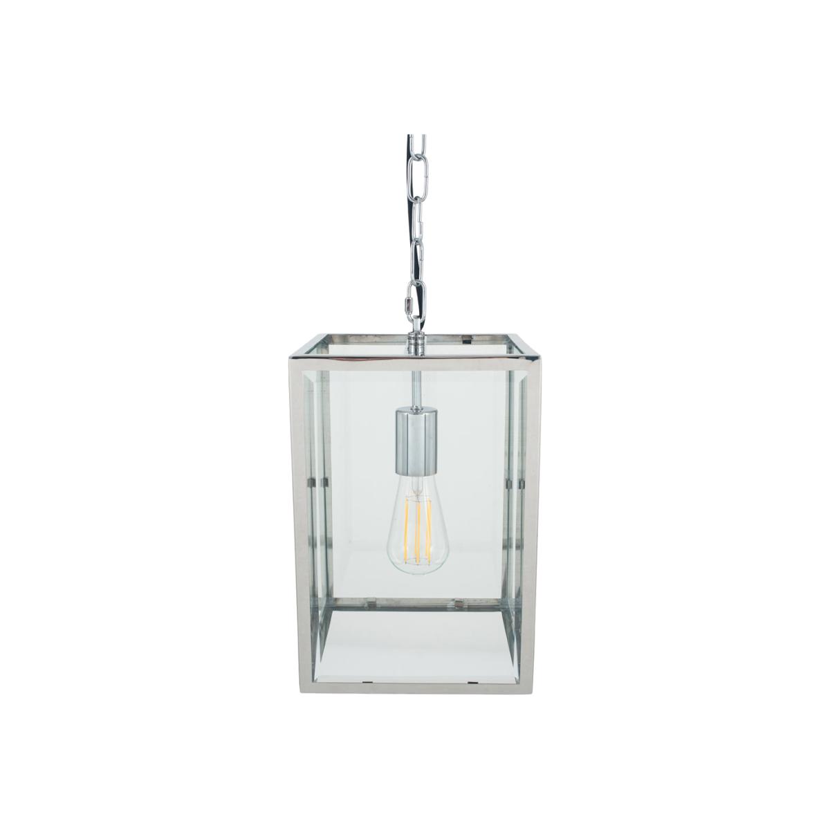 Olivia's Lyle Metal and Glass Pendant in Silver – image 1