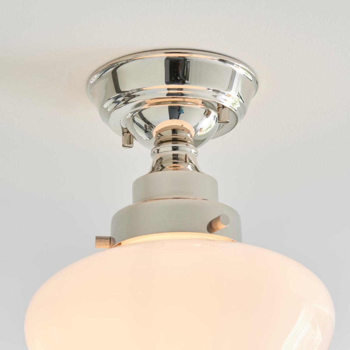 Olivia's Isabella Ceiling Light in Brass & Opal Glass – image 3