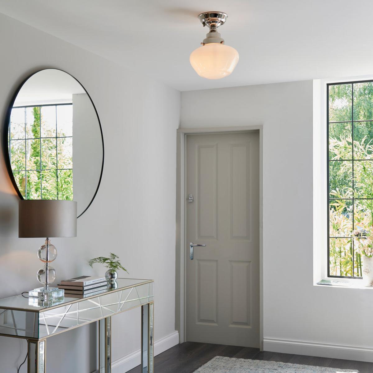 Olivia's Isabella Ceiling Light in Brass & Opal Glass – image 4