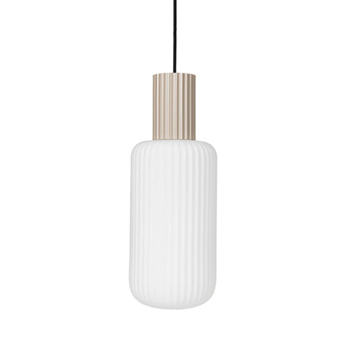 Broste Copenhagen Lolly Ceiling Light Opal Glass Metal Sand / Medium – image 3