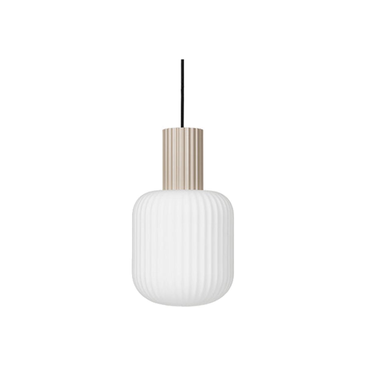 Broste Copenhagen Lolly Ceiling Light Opal Glass Metal Sand / Medium – image 1