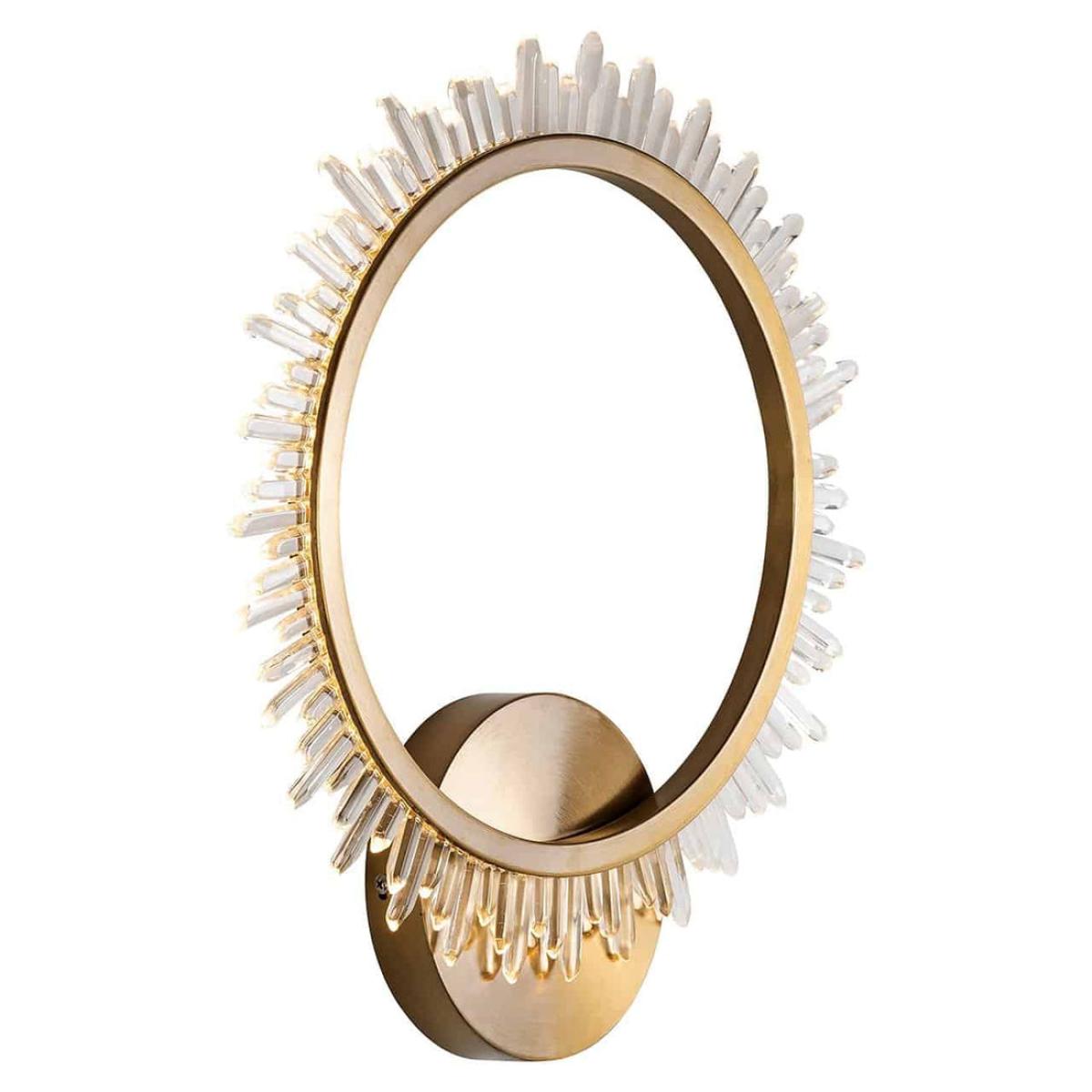 Richmond Interiors Beau Wall Lamp in Brushed Gold – image 2