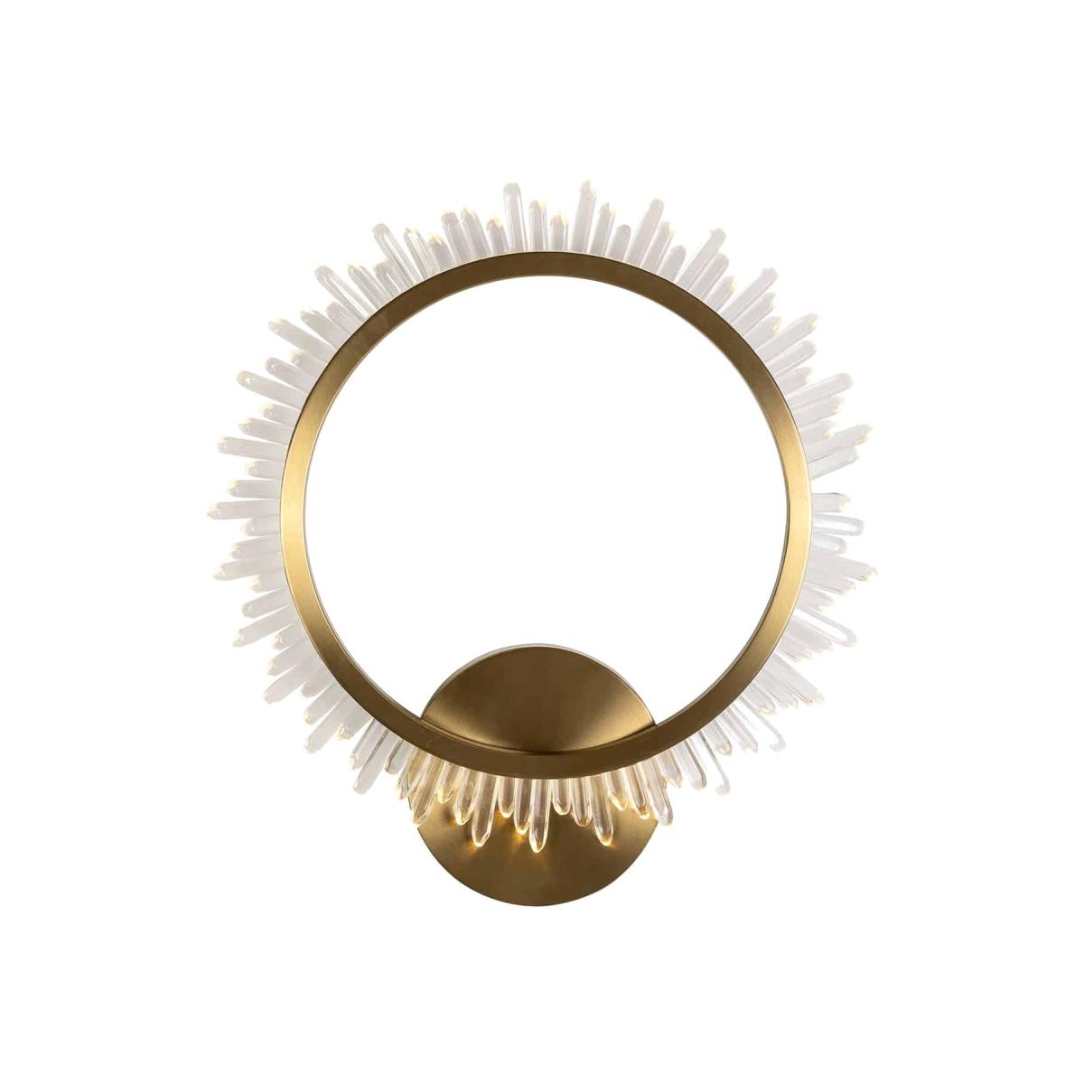 Richmond Interiors Beau Wall Lamp in Brushed Gold – image 1