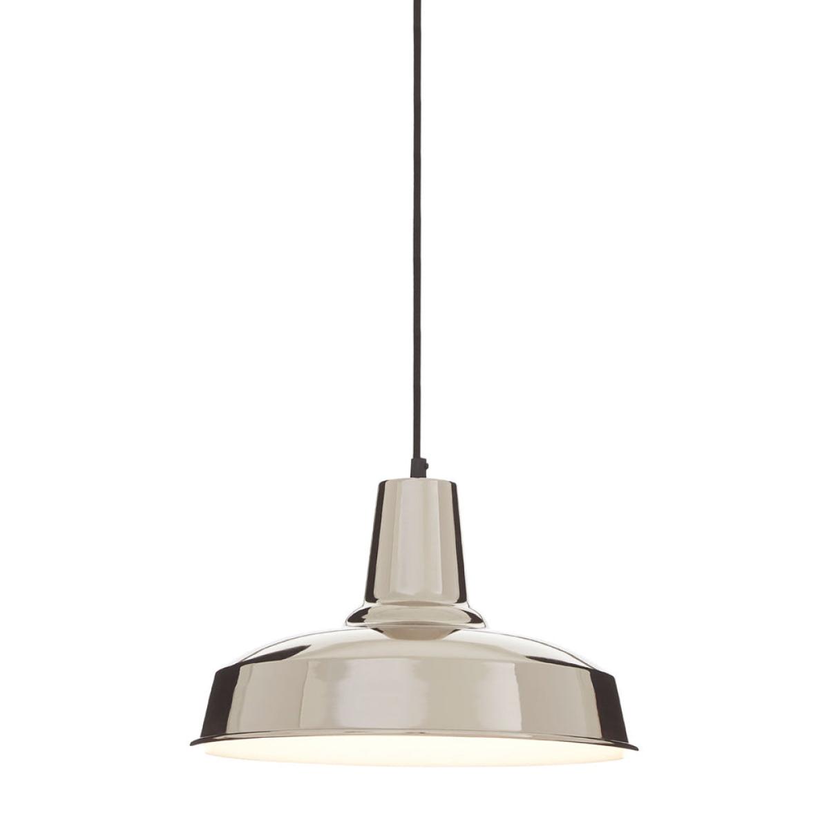 Olivia's Soft Industrial Collection - Newby Deep Plate Iron Pendant Light – image 2