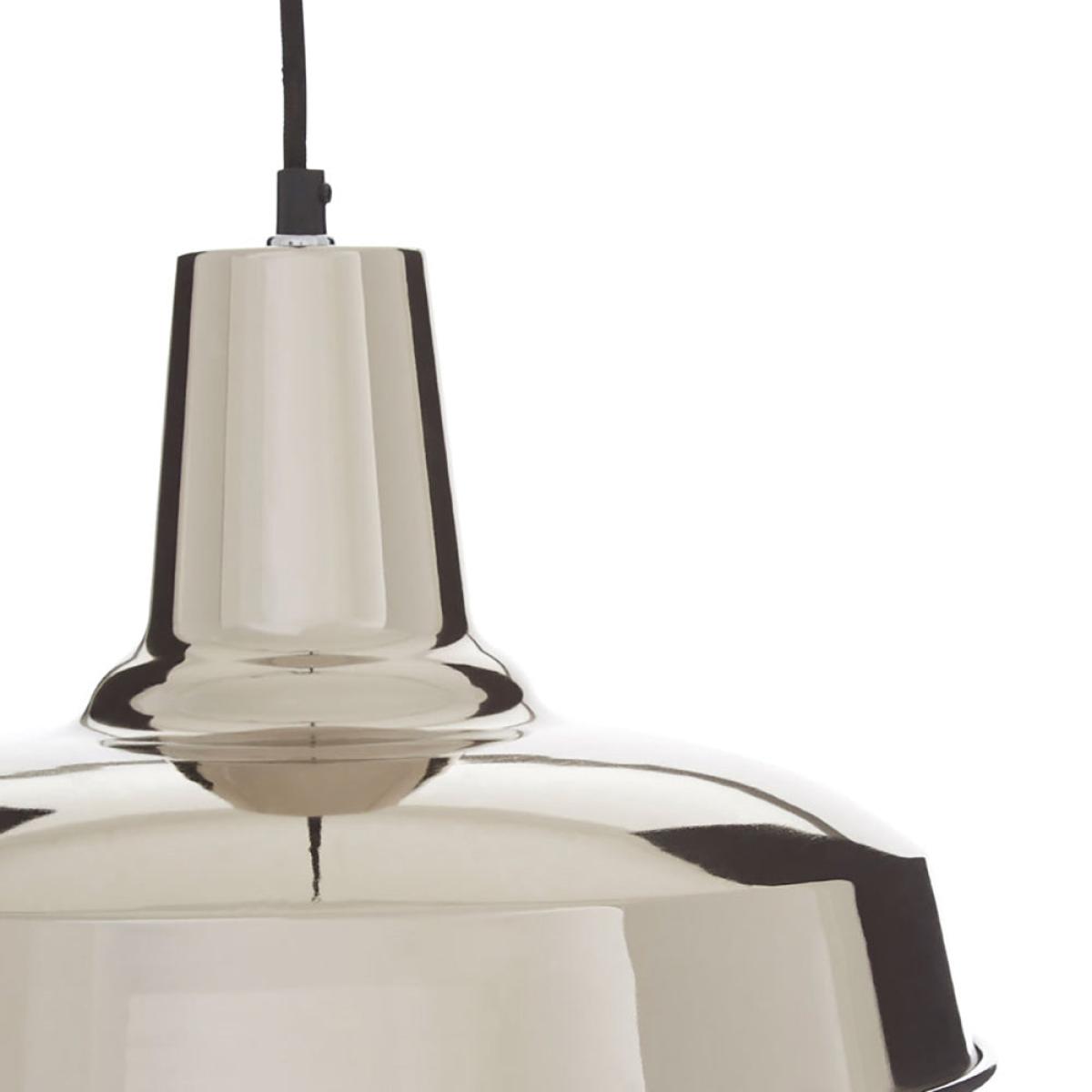 Olivia's Soft Industrial Collection - Newby Deep Plate Iron Pendant Light – image 3