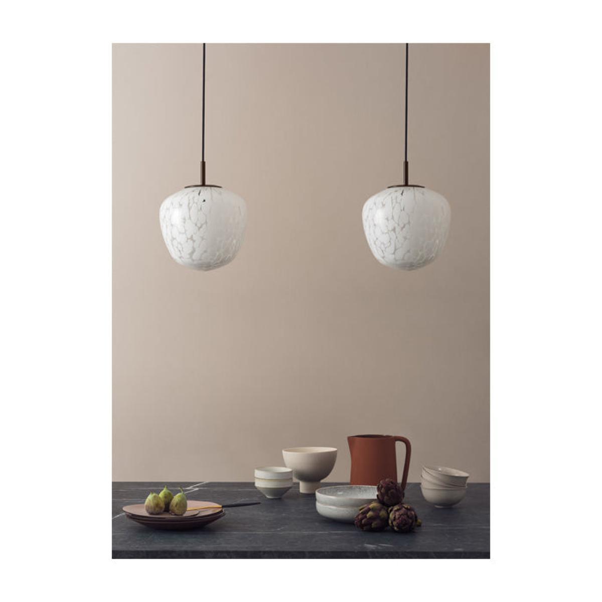 Heathfield & Co Milo White and Bronze Pendant – image 3