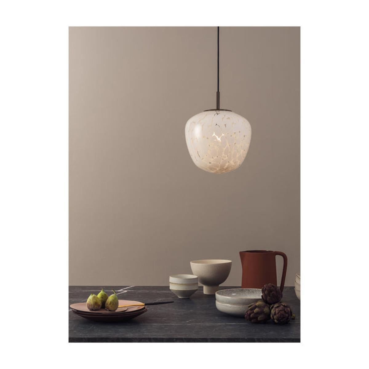 Heathfield & Co Milo White and Bronze Pendant – image 4