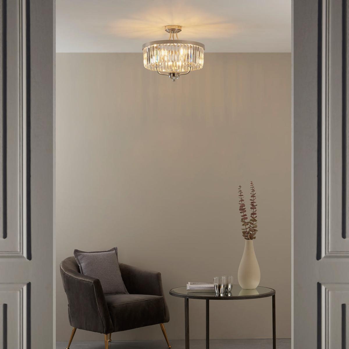 Olivia's Dianna Ceiling light in Chrome | Outlet – image 3