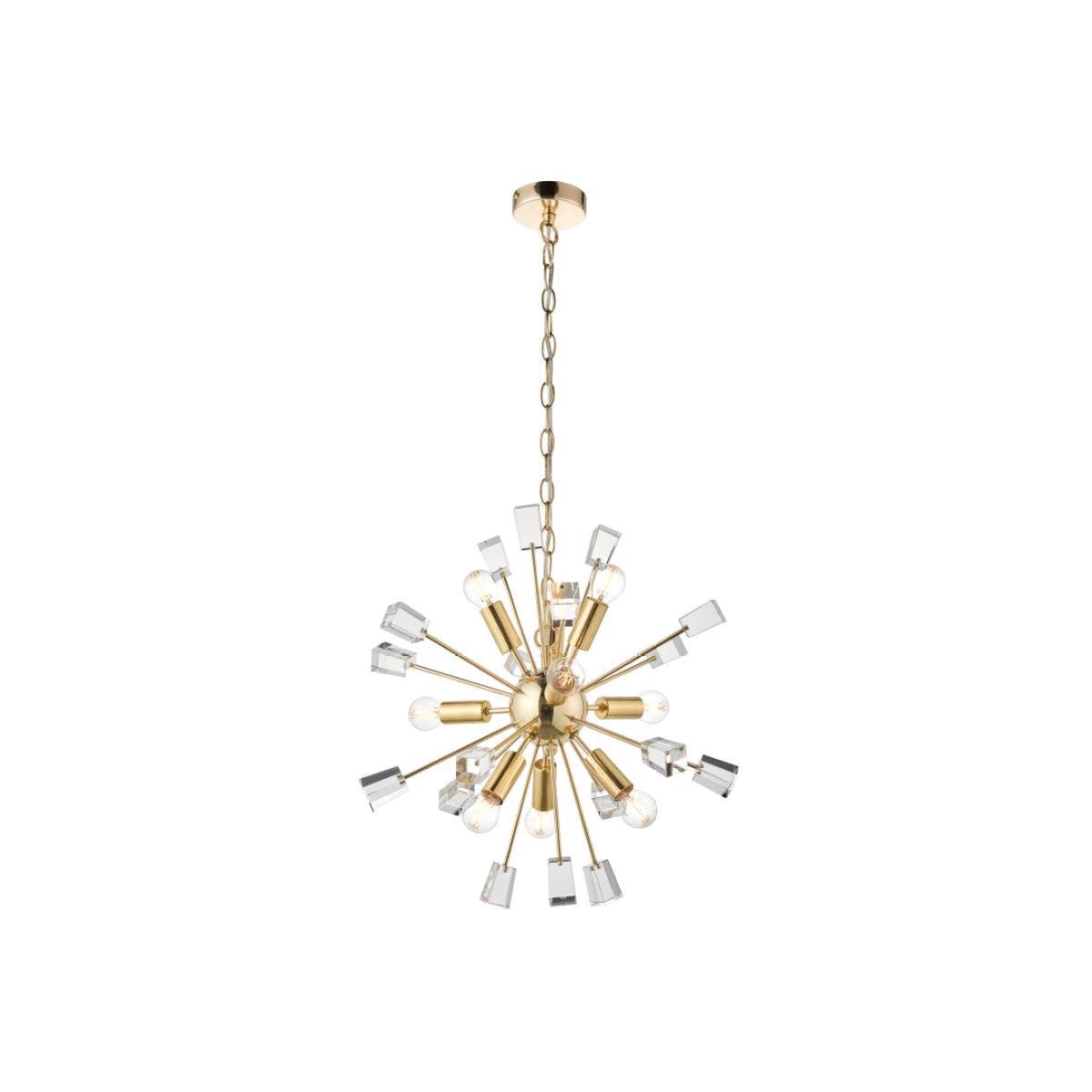 Gallery Direct Miro 9 Pendant Light Brass