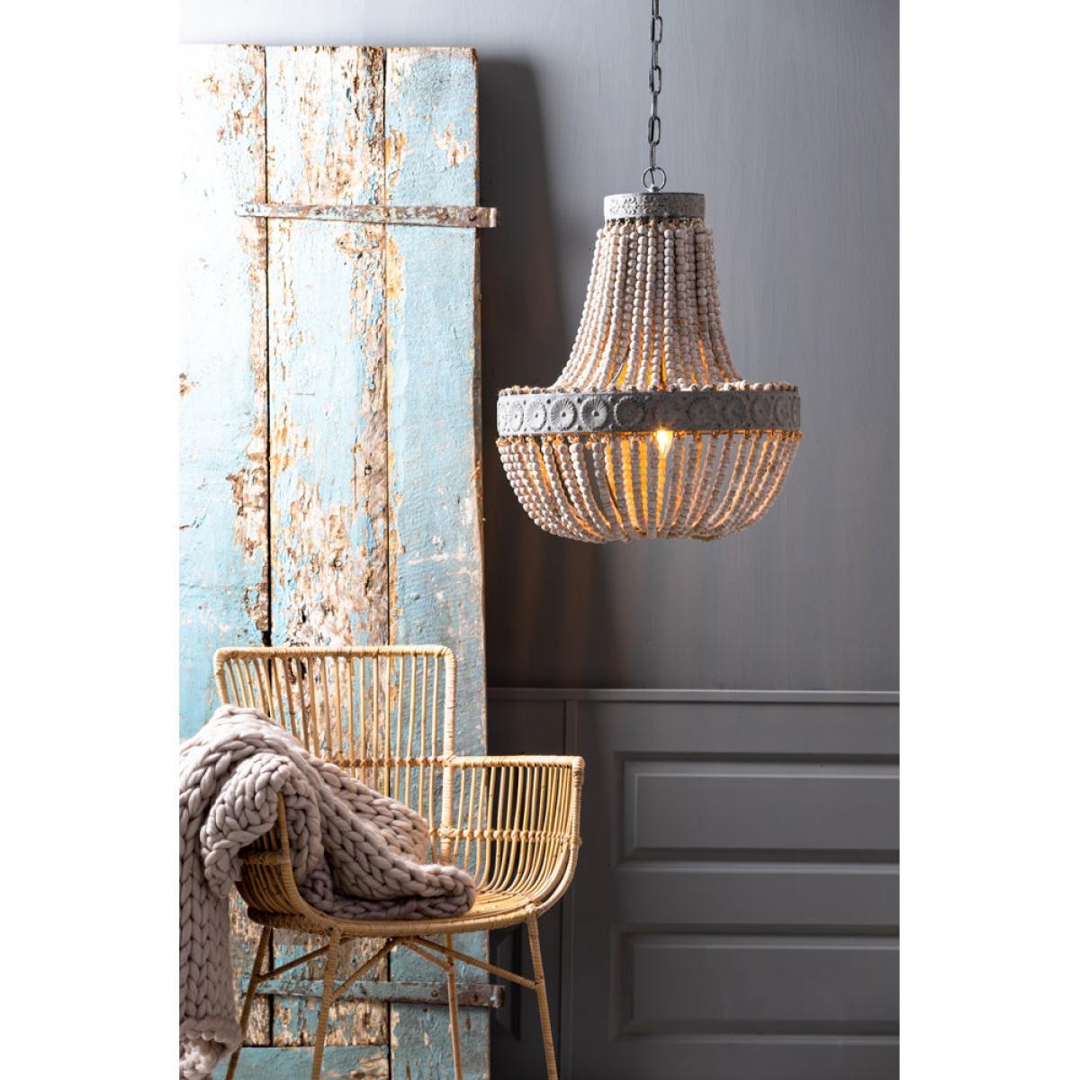 Light & Living Luna Pendant Old White / Large – image 11