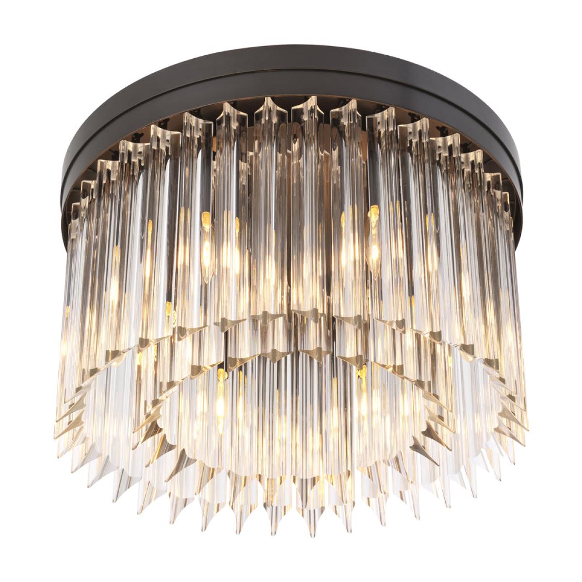 Eichholtz Evina Ceiling Lamp in Bronze Highlight – image 3