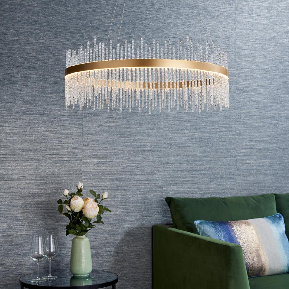 Olivia's Harley Pendant light in Gold – image 1