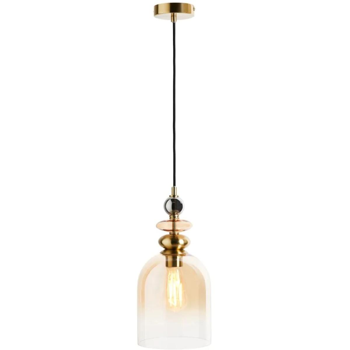 BHS Seline Champagne 1 Light Pendant - Brass – image 2