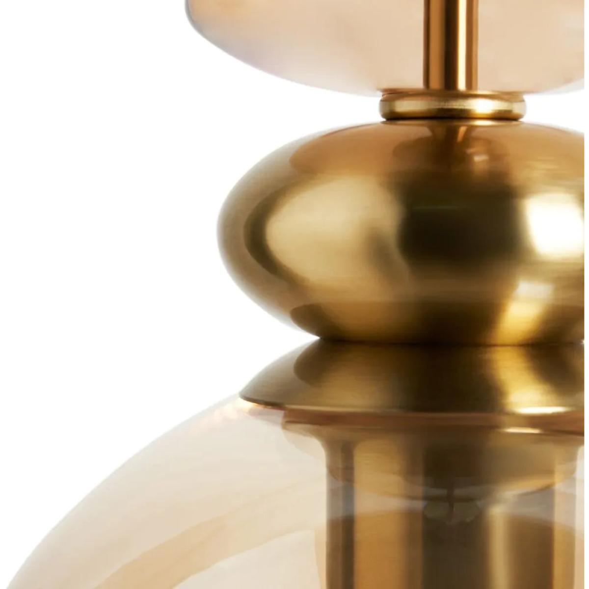 BHS Seline Champagne 1 Light Pendant - Brass – image 4
