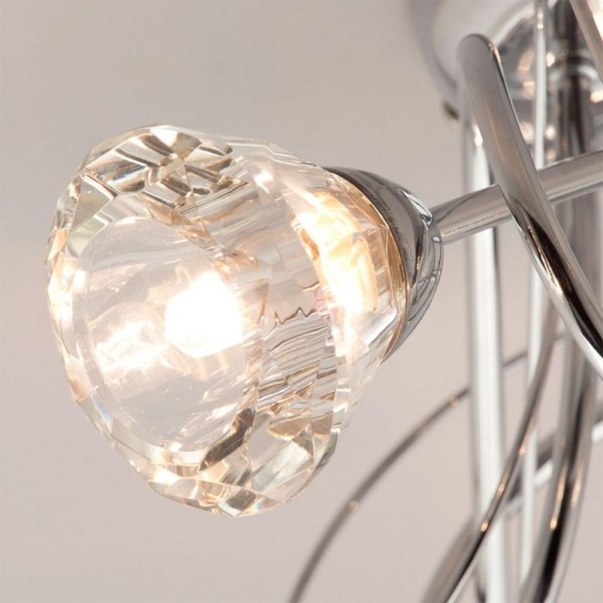 BHS Marianne Flush Ceiling 5 Light Chrome – image 3