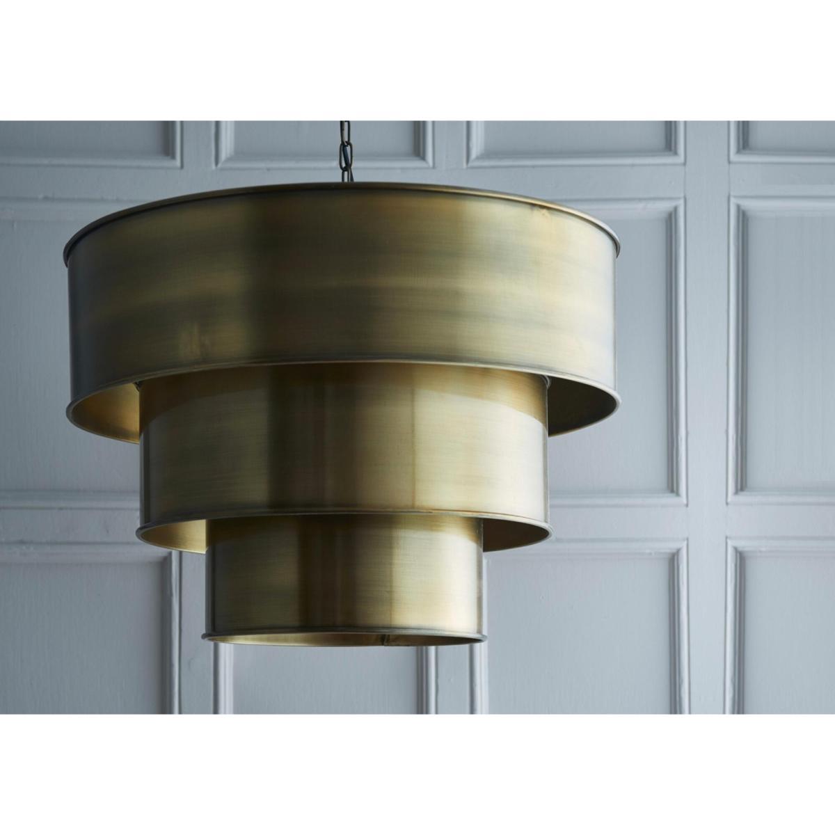 Octavia Antique Brass Pendant, Large – image 2