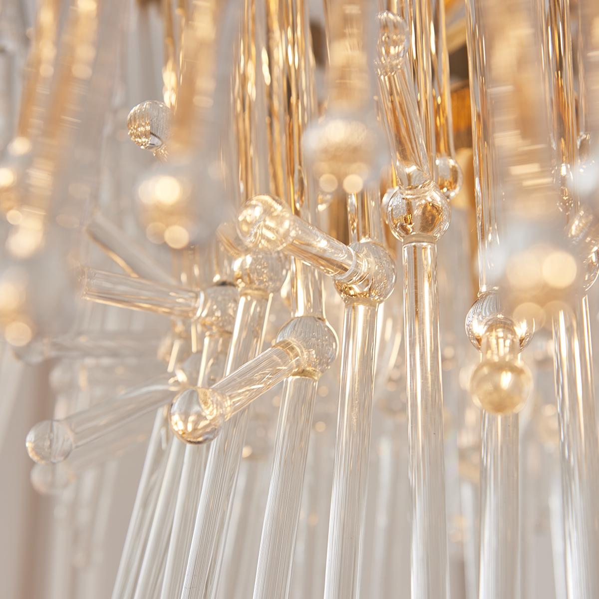 Marcia Glass Rod Pendant in Gold – image 4
