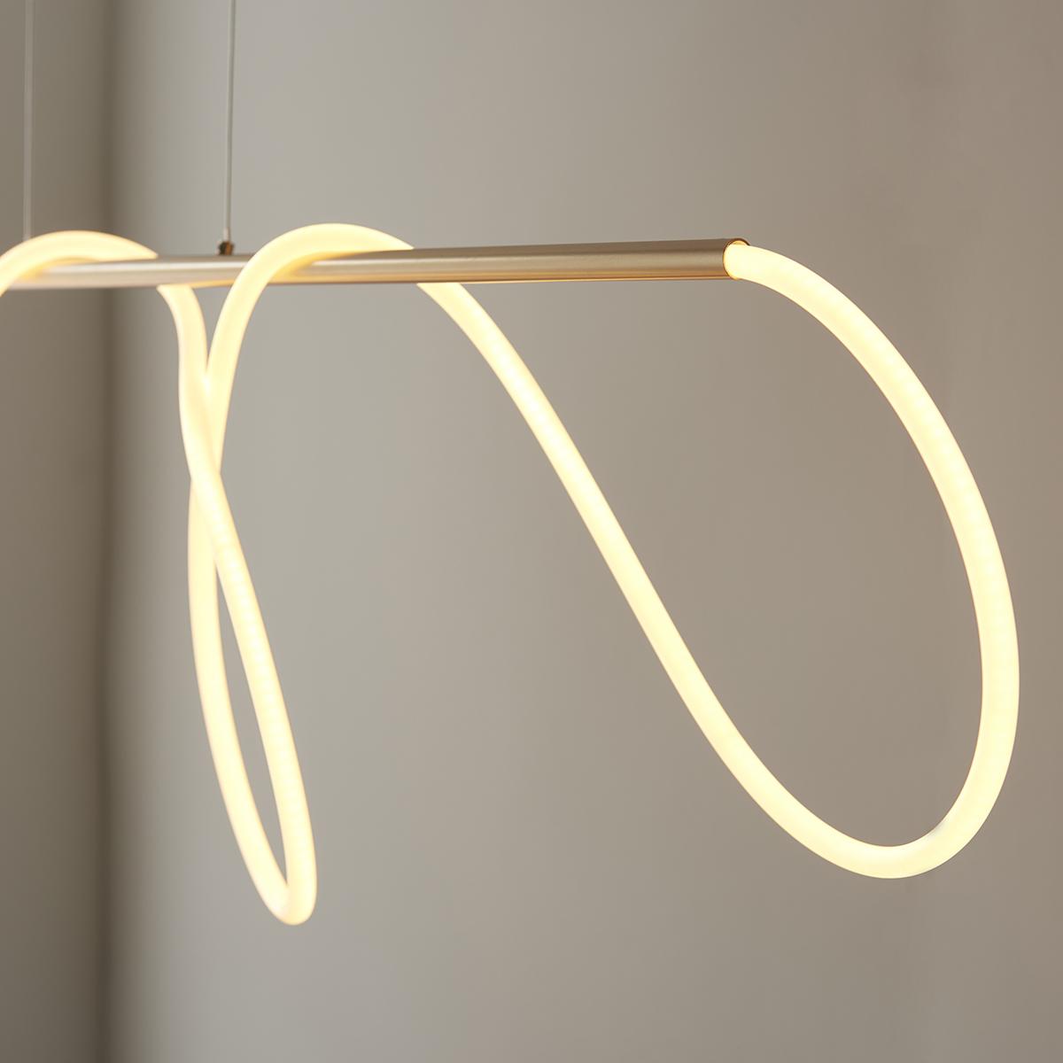 Audrie Pendant in Satin Gold – image 3