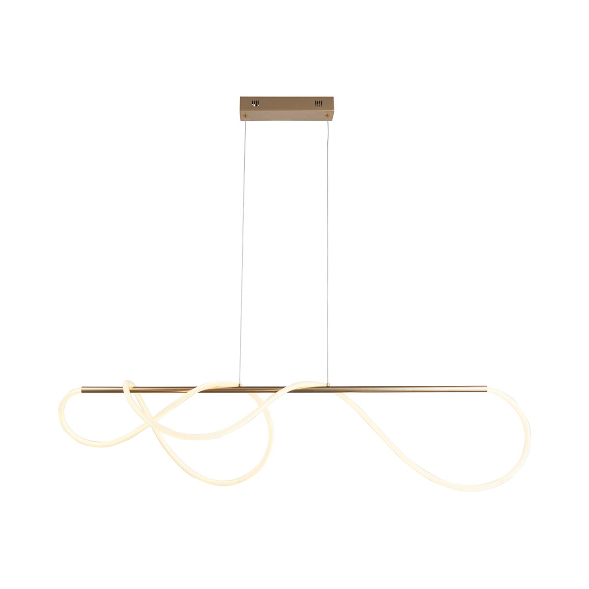 Audrie Pendant in Satin Gold – image 1