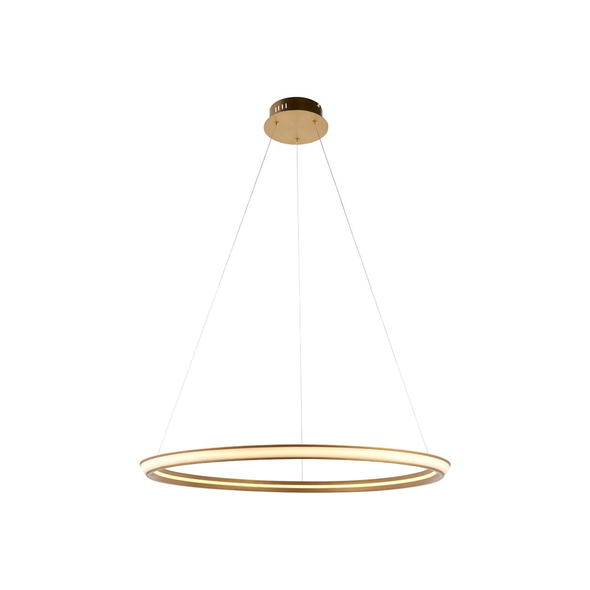 Evangeline Ring Pendant in Satin Gold – image 1