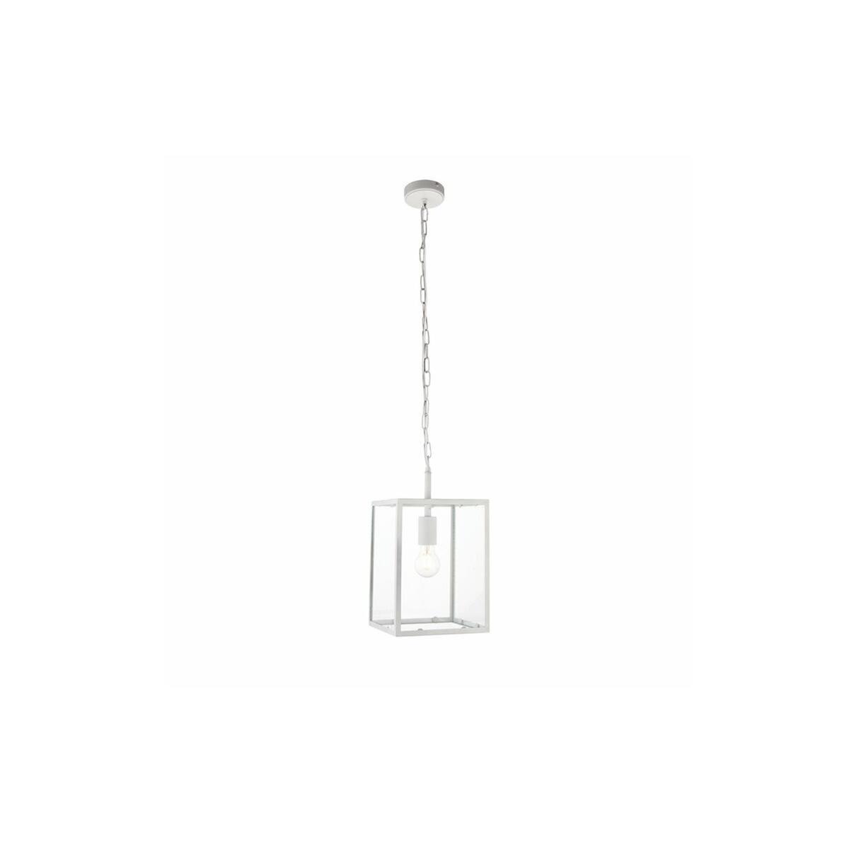 Siobhan Medium Retro Pendant in White – image 2