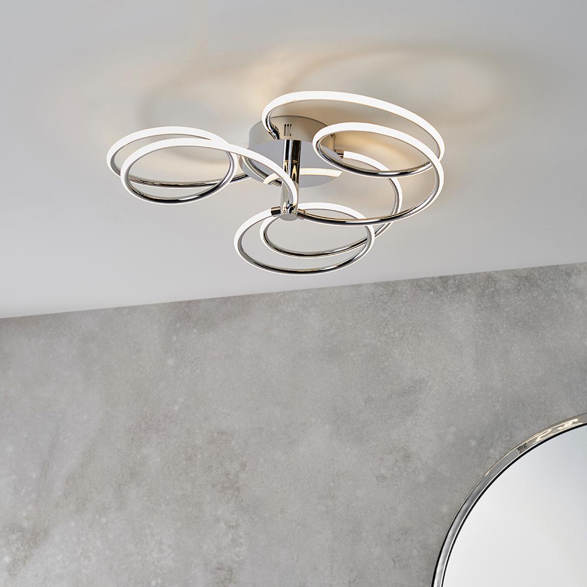 Etienne Semi Flush Light in Chrome – image 2