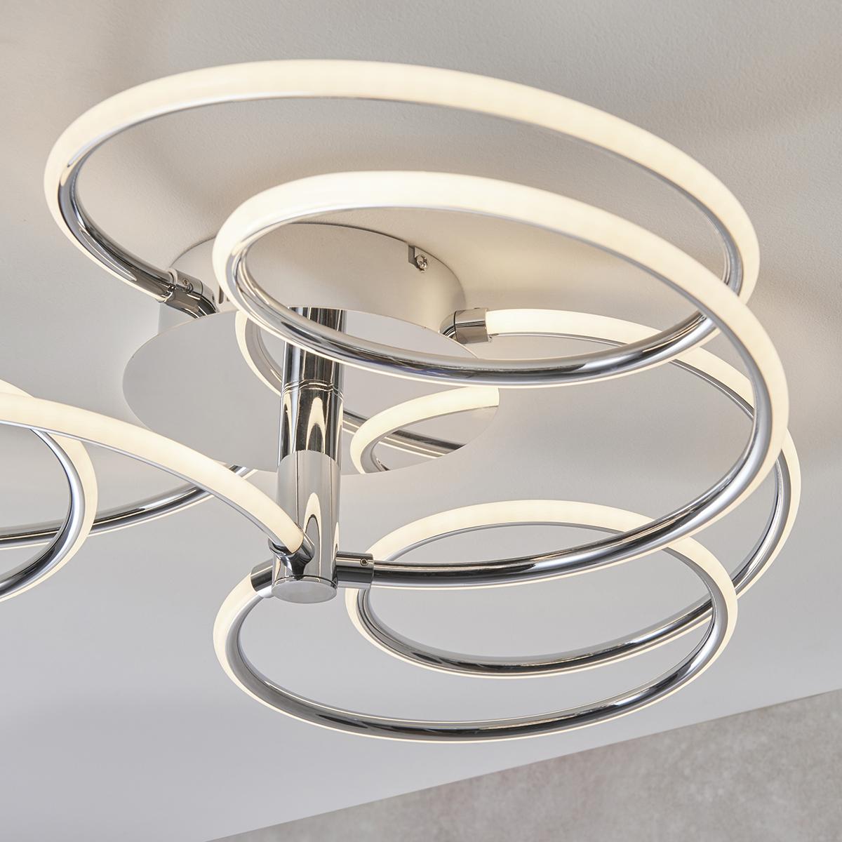 Etienne Semi Flush Light in Chrome – image 3