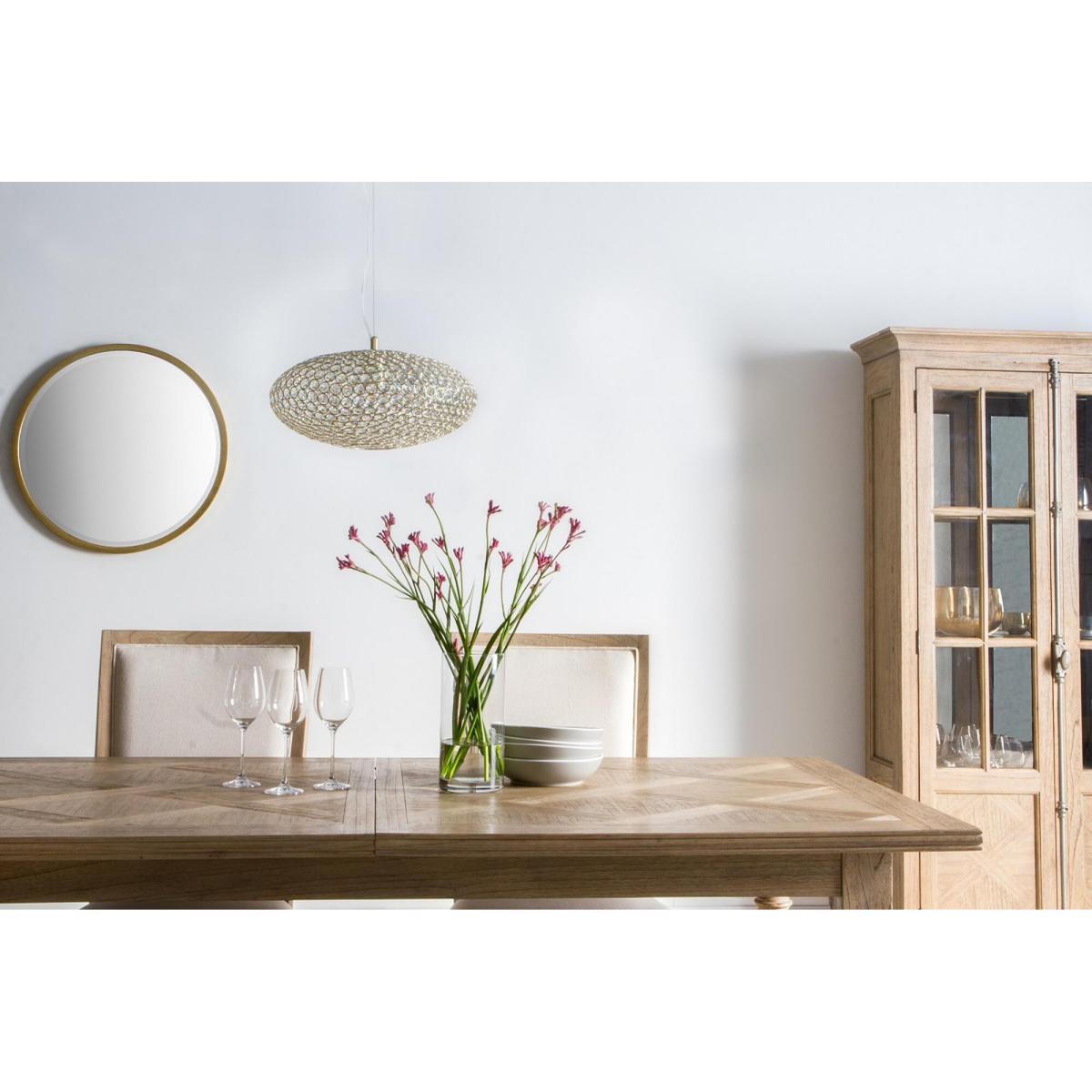 Diana Brass and Glass Ceiling Pendant – image 2
