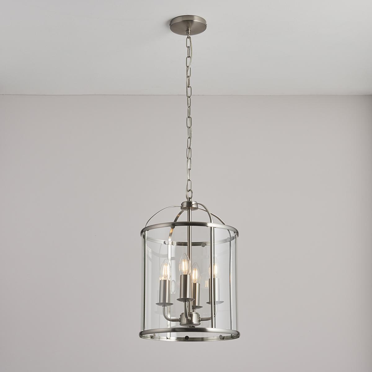 Leonard Four Light Pendant in Satin Nickel – image 2